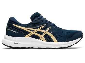 Asics Dam Löparskor GEL-CONTEND 7 Blå/Guld